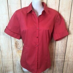 Rose Pink Short Sleeve Shirt Size: Medium